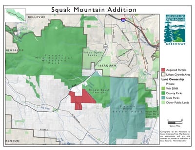 New public lands coming to Squak Mountain