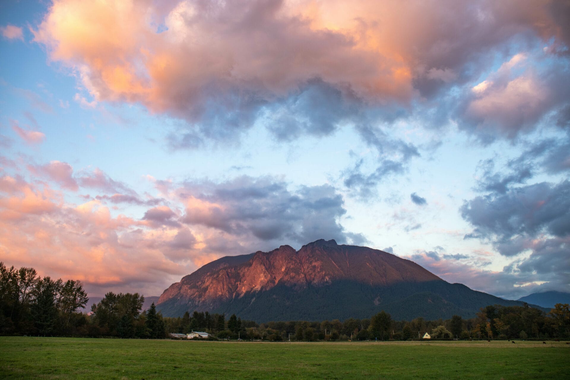 View of Mt. Si from Tollgate Park